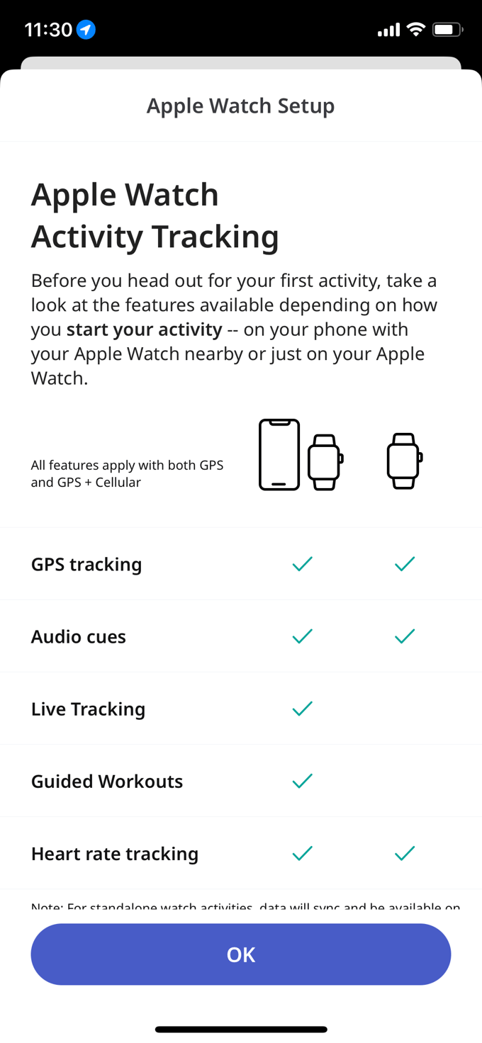 Runkeeper discounts apple watch app